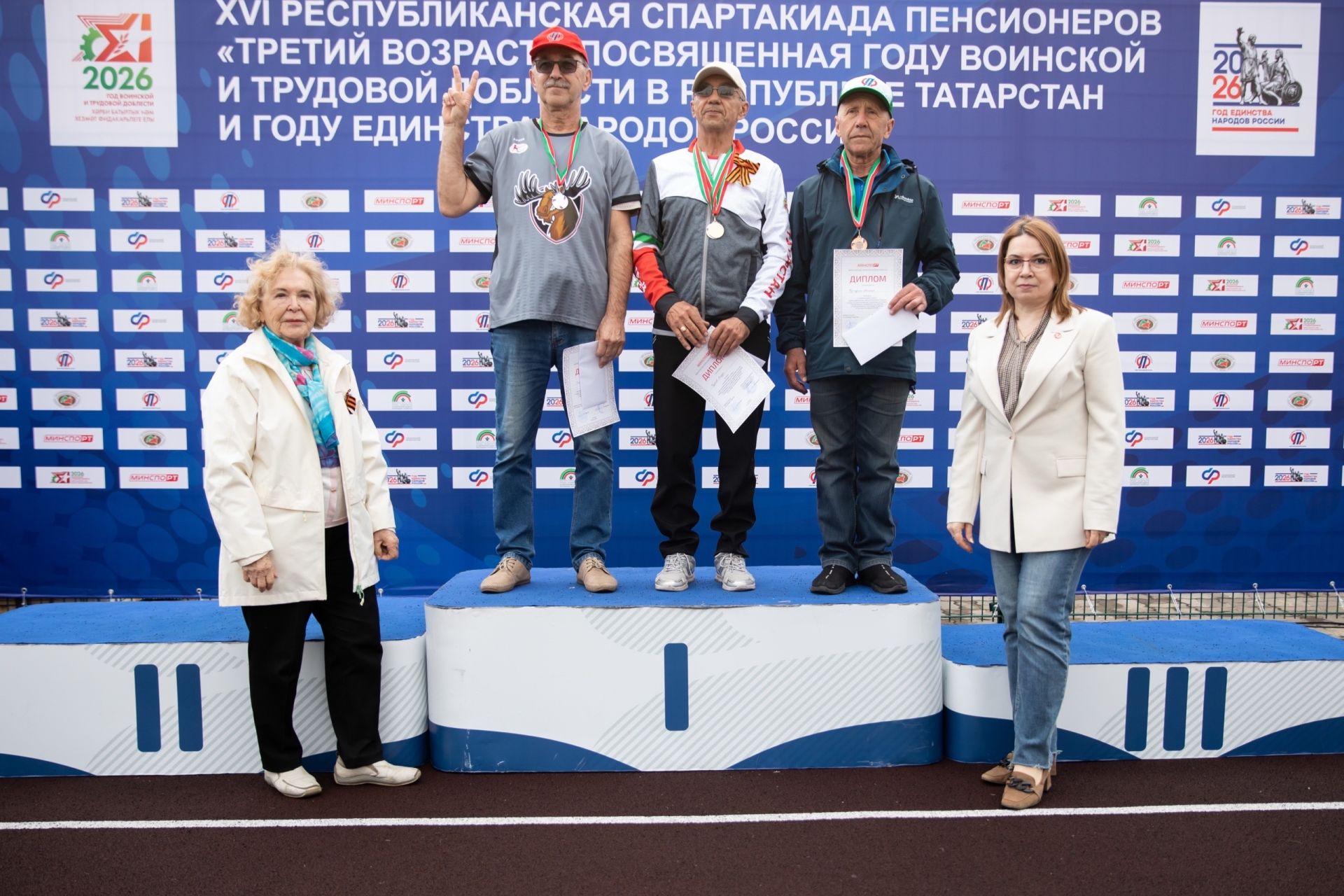 Алексеевские пенсионеры завоевали призовые места на Спартакиаде