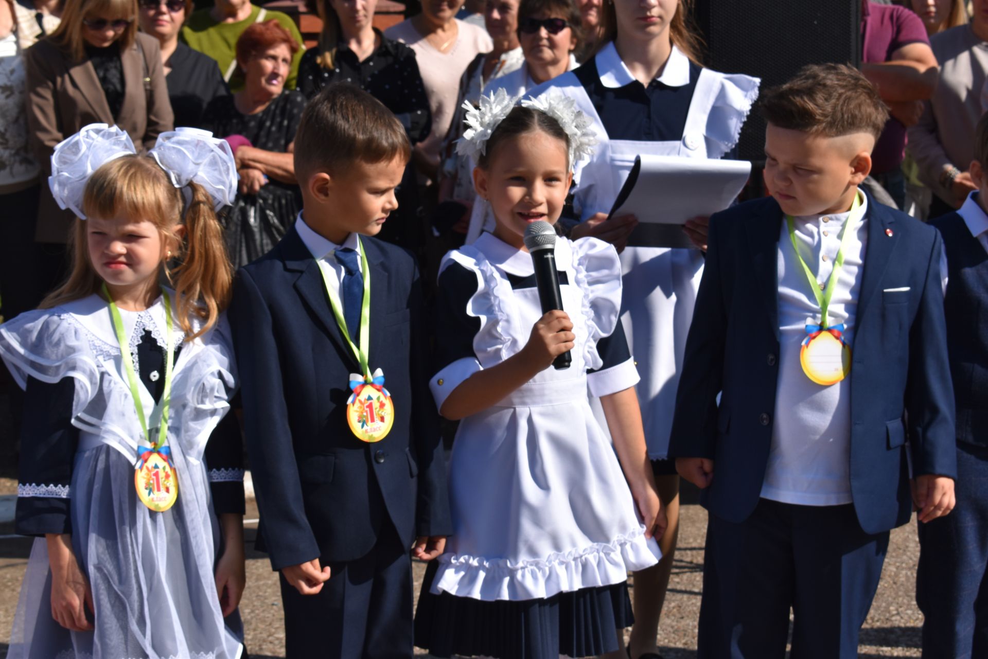 В Алексеевской школе №1 прозвенел первый звонок