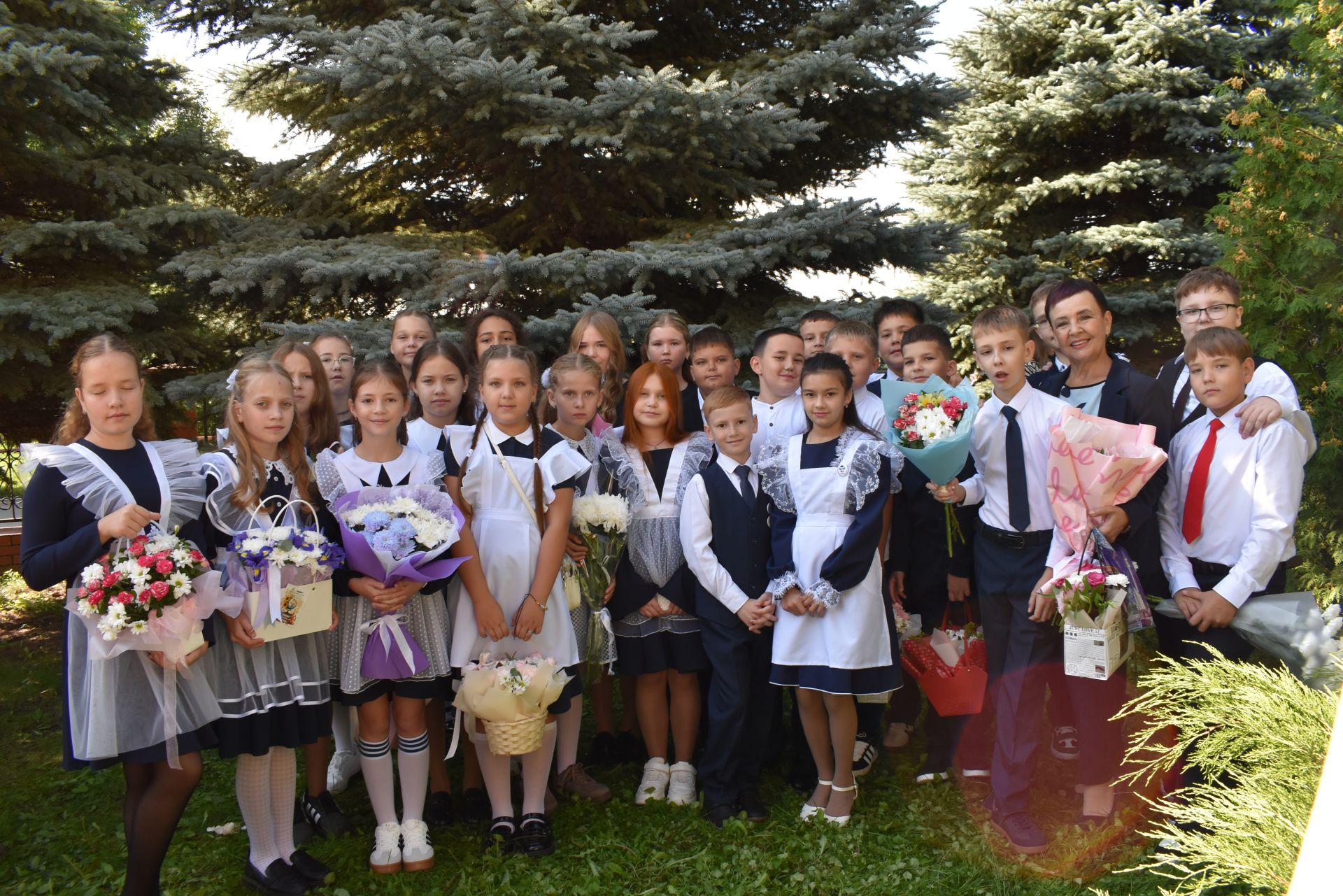 В Алексеевской школе №1 прозвенел первый звонок
