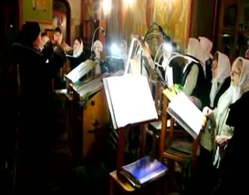 Видео с ночной службы в Алексеевском храме Воскресения Христова 