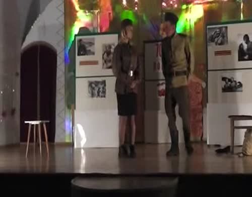 Видео: Театрализованная постановка билярских артистов 