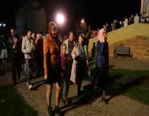 Видео с празднования Пасхи в Алексеевском