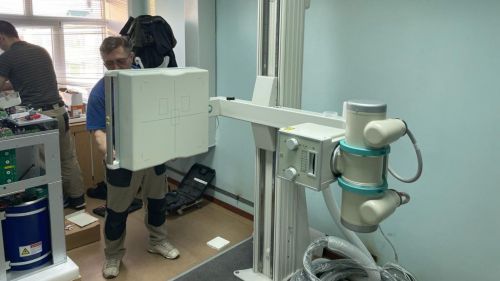 В Алексеевской поликлинике монтируют флюорограф