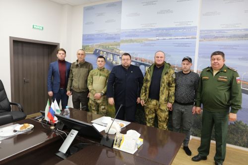Глава Алексеевского района встретился с мобилизованными прибывшими в отпуск