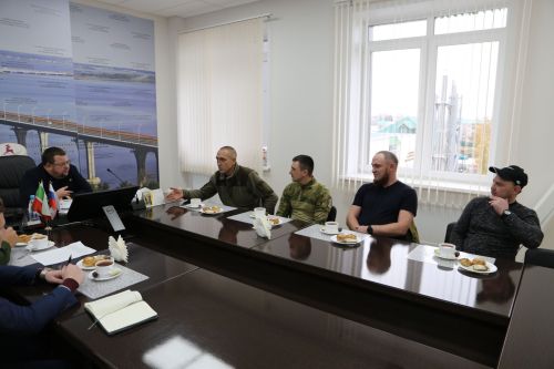 Глава Алексеевского района встретился с мобилизованными прибывшими в отпуск