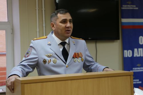 В Алексеевском наградили лучших полицейских