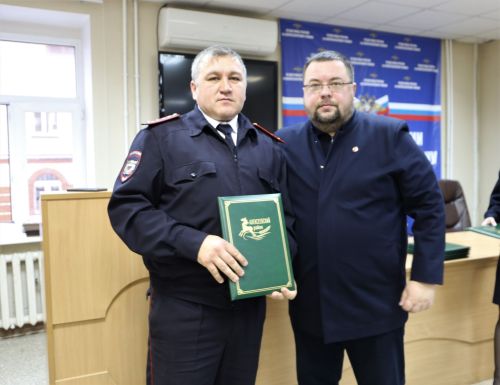 В Алексеевском наградили лучших полицейских