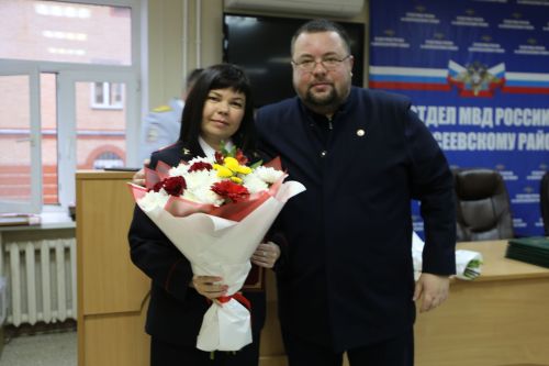 В Алексеевском наградили лучших полицейских
