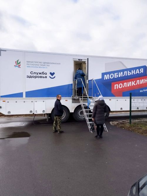 В Алексеевский район приехала мобильная поликлиника
