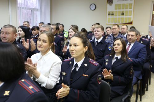 В Алексеевском наградили лучших полицейских