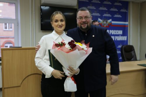 В Алексеевском наградили лучших полицейских