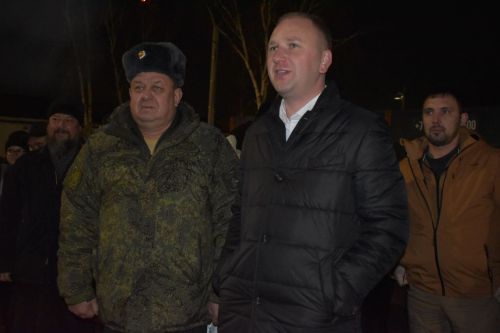 В рамках осеннего призыва еще трое жителей района отправились на срочную службу