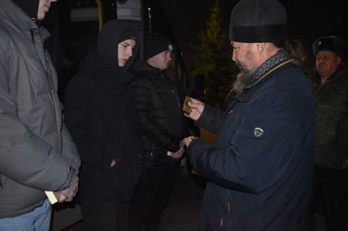 В рамках осеннего призыва еще трое жителей района отправились на срочную службу