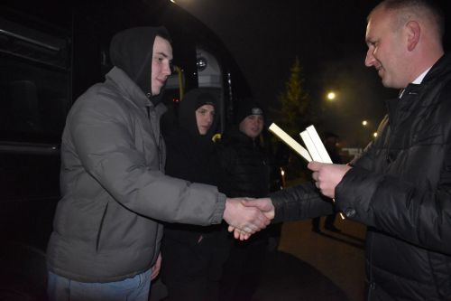 В рамках осеннего призыва еще трое жителей района отправились на срочную службу