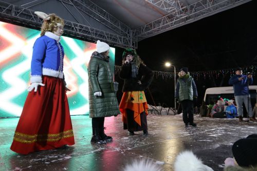 Фоторепортаж: в Алексеевском прошел парад Дедов Морозов и открытие главной елки