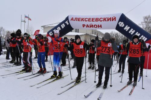 Около двухсот пятидесяти алексеевцев приняли участие в «Лыжне России»