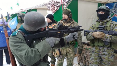 Алексеевцы приняли участие в эпизоде воссоздания Сталинградской битвы и написали письма солдатам в зону СВО