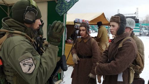 Алексеевцы приняли участие в эпизоде воссоздания Сталинградской битвы и написали письма солдатам в зону СВО