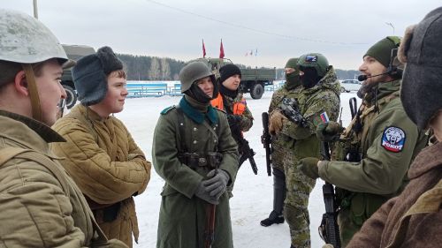 Алексеевцы приняли участие в эпизоде воссоздания Сталинградской битвы и написали письма солдатам в зону СВО