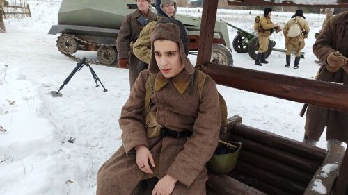 Алексеевцы приняли участие в эпизоде воссоздания Сталинградской битвы и написали письма солдатам в зону СВО