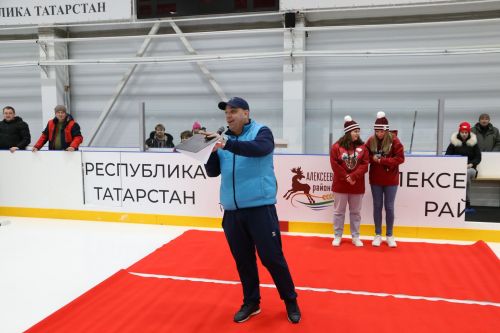 В Алексеевском стартовал хоккейный турнир на Кубок Главы Алексеевского района