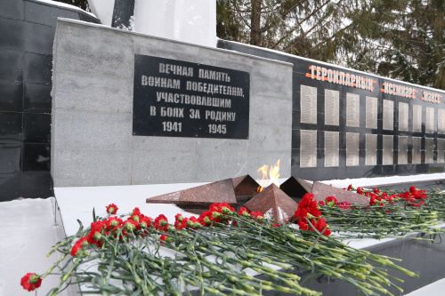 Глава Алексеевского района накануне Дня защитника Отечества возложил цветы к Вечному огню