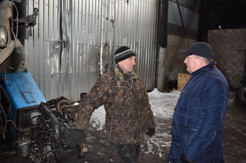 В НП «Алексеевское» оценили ход ремонта сельскохозяйственной техники