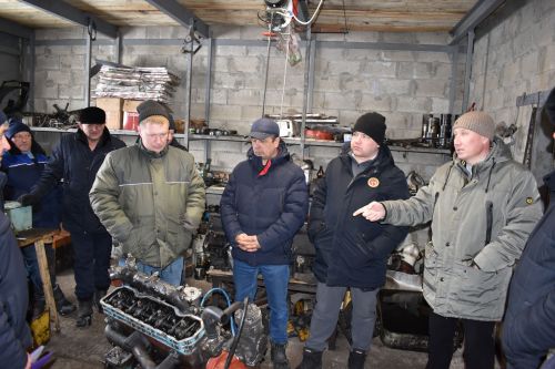 В НП «Алексеевское» оценили ход ремонта сельскохозяйственной техники