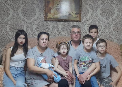В многодетной семье из Билярска на свет появился седьмой ребенок