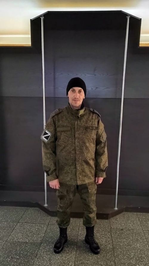 Житель Войкино отправился добровольцем в армию