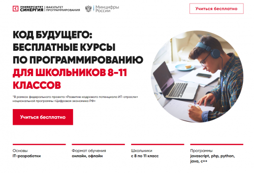 Школьники Татарстана смогут бесплатно выучить языки программирования
