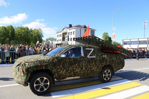 Фоторепортаж: парад Победы в Алексеевском