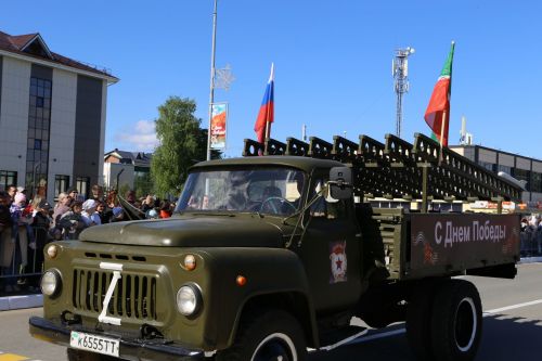Фоторепортаж: парад Победы в Алексеевском