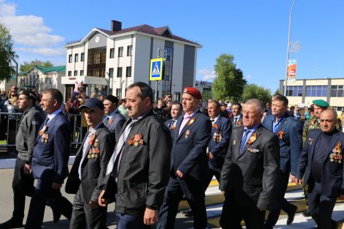 Фоторепортаж: парад Победы в Алексеевском
