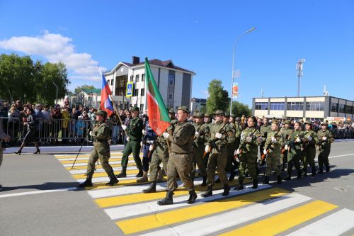 Фоторепортаж: парад Победы в Алексеевском