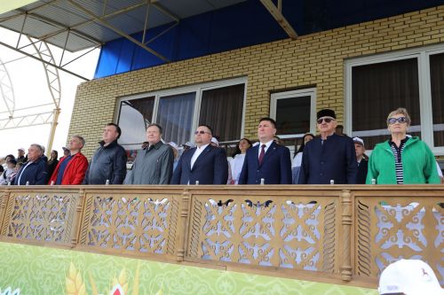 Главный федеральный инспектор по Татарстану поздравил алексеевцев с праздником Сабантуй