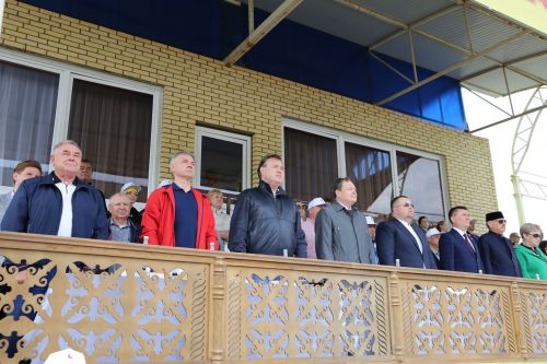 Главный федеральный инспектор по Татарстану поздравил алексеевцев с праздником Сабантуй
