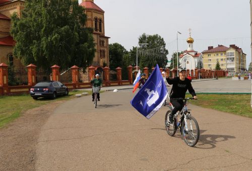 В День России около сотни алексеевцев приняло участие в велопробеге