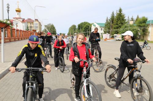В День России около сотни алексеевцев приняло участие в велопробеге