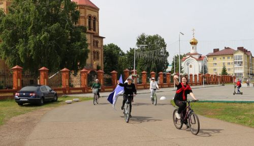 В День России около сотни алексеевцев приняло участие в велопробеге