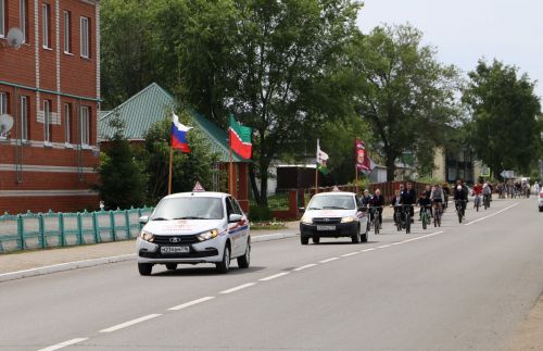 В День России около сотни алексеевцев приняло участие в велопробеге