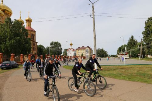 В День России около сотни алексеевцев приняло участие в велопробеге