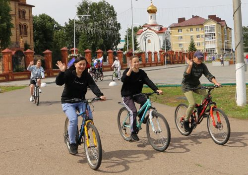 В День России около сотни алексеевцев приняло участие в велопробеге