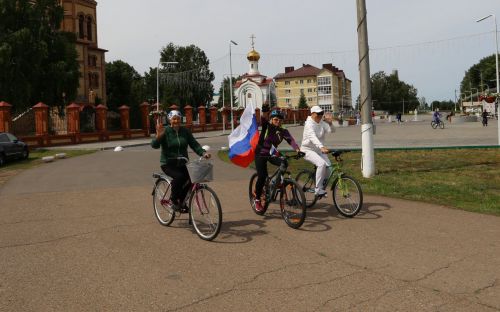 В День России около сотни алексеевцев приняло участие в велопробеге