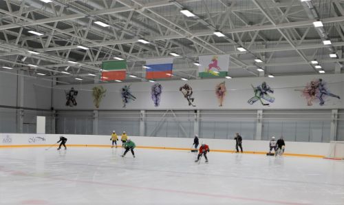 В Алексеевском проходят учебно-тренировочные сборы по хоккею и фигурному катанию