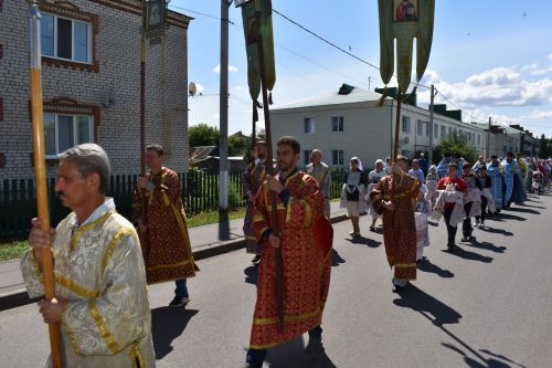 Алексеевцы встретили икону Ахтырской Божией Матери