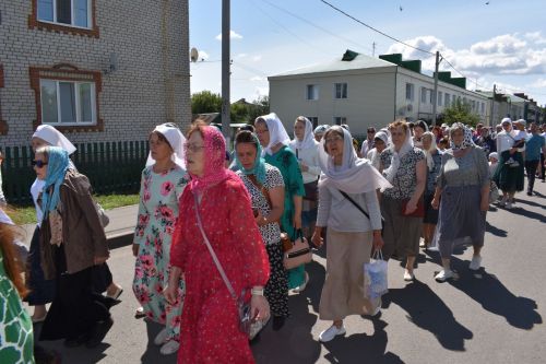 Алексеевцы встретили икону Ахтырской Божией Матери