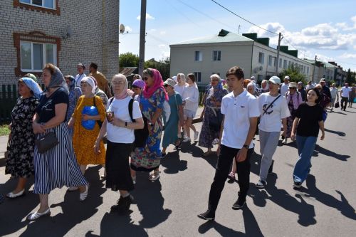 Алексеевцы встретили икону Ахтырской Божией Матери