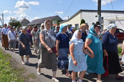 Алексеевцы встретили икону Ахтырской Божией Матери