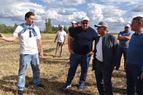 Рустам Минниханов прибыл с рабочим визитом в Алексеевский район